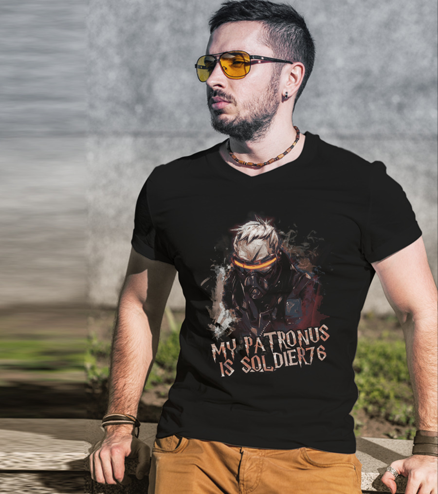 Game Overwatch Soldier76 My Patronus Is Soldier76 T-Shirt