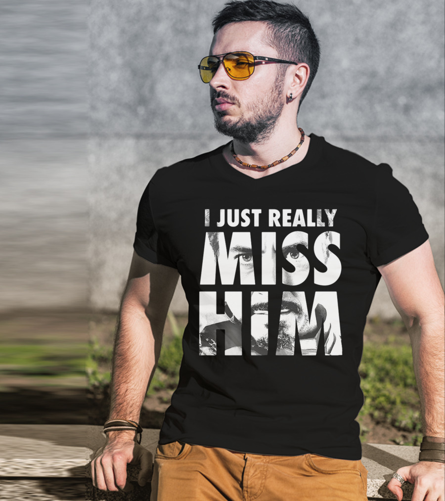 I Just Really Miss Him Tony Stark Tribute Marvel T-Shirt