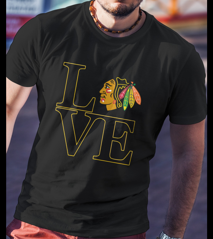 Love Chicago Blackhawks T-Shirt