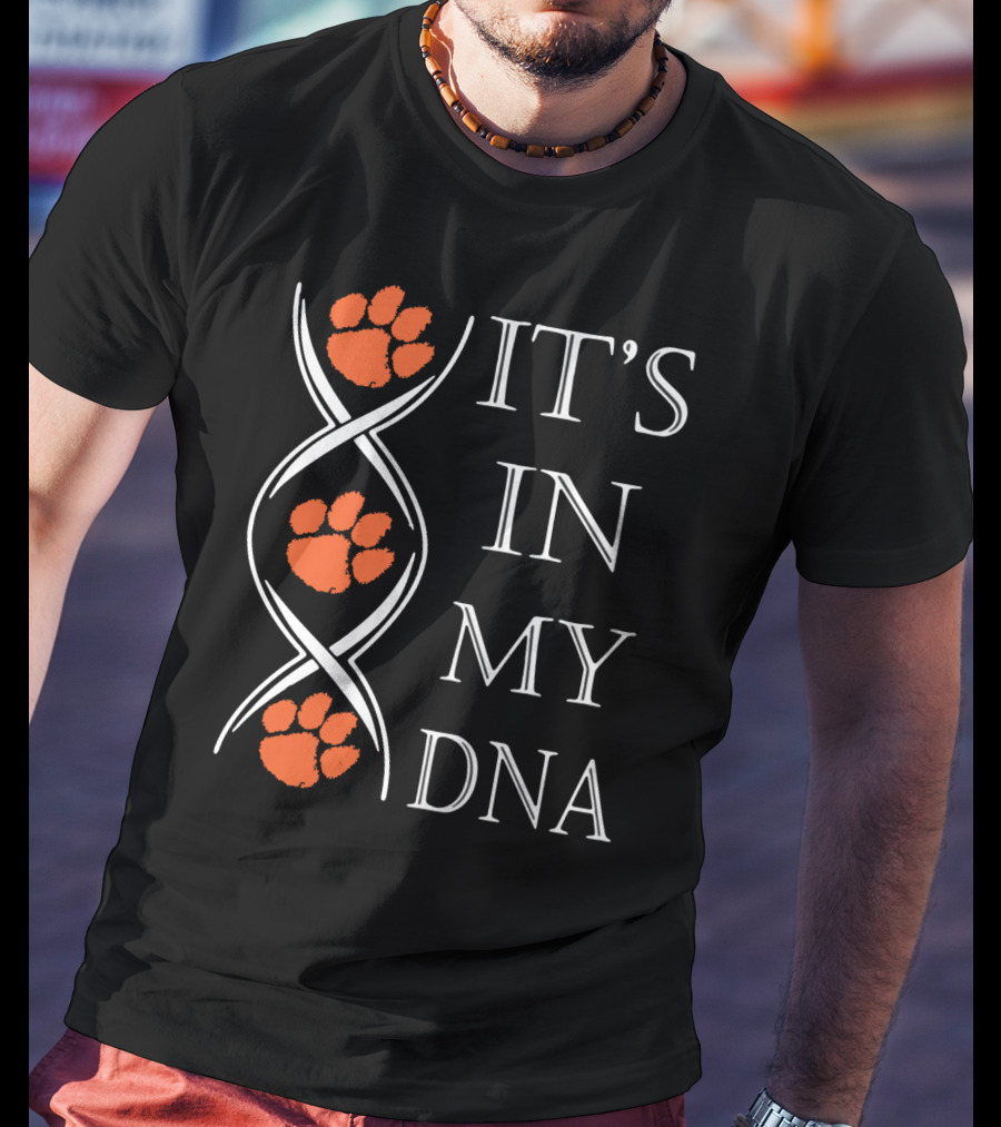 Clemson Tigers Football It's In My Dna T-Shirt