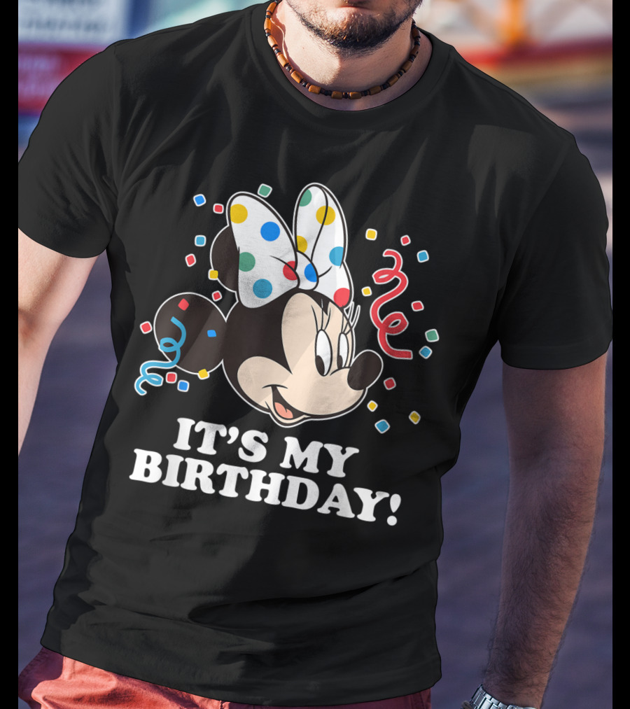 Minnie Mouse It's My Birthday Celebration T-Shirt