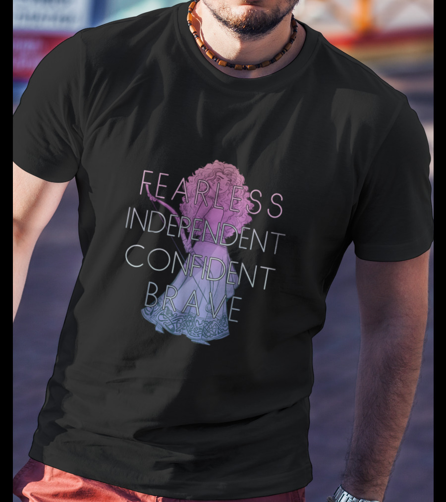 Fearless Independent Confident Brave Disney Films T-Shirt