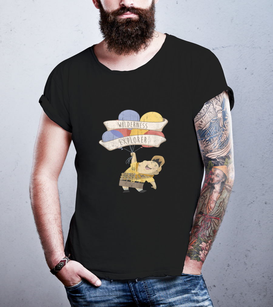Wilderness Explorer Up Balloons Disney Films T-Shirt