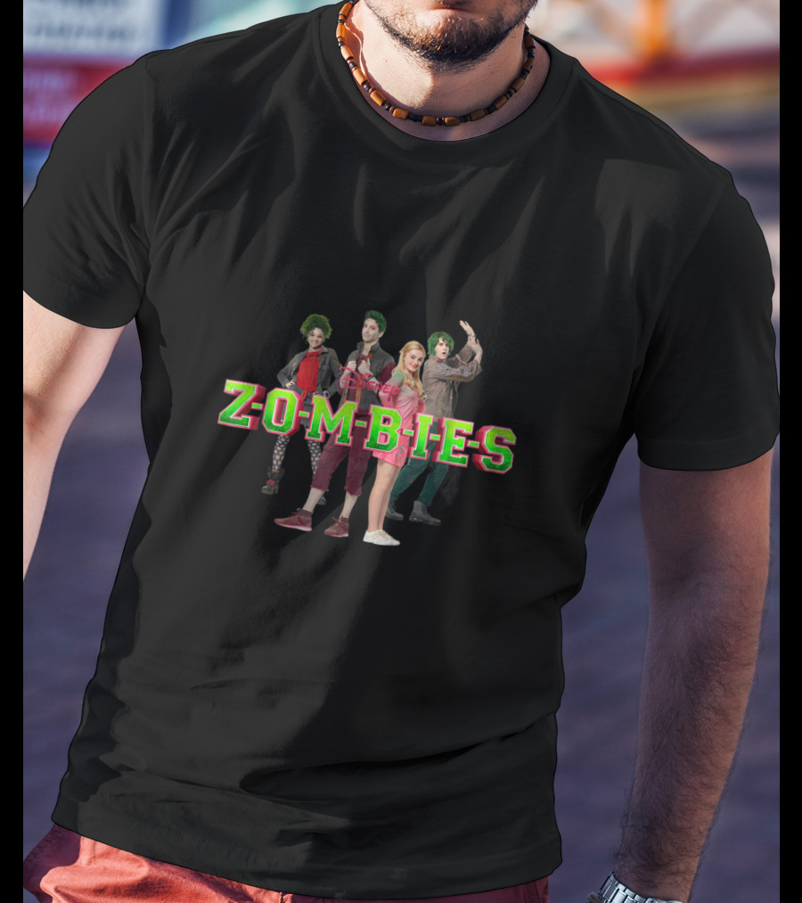 Disney Zombies Film Characters Group T-Shirt
