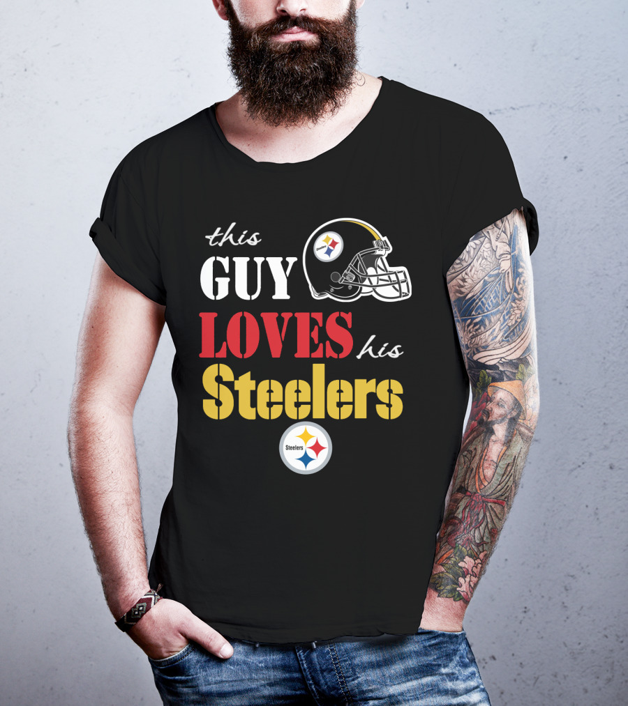 This Guy Loves His Steelers T-Shirt
