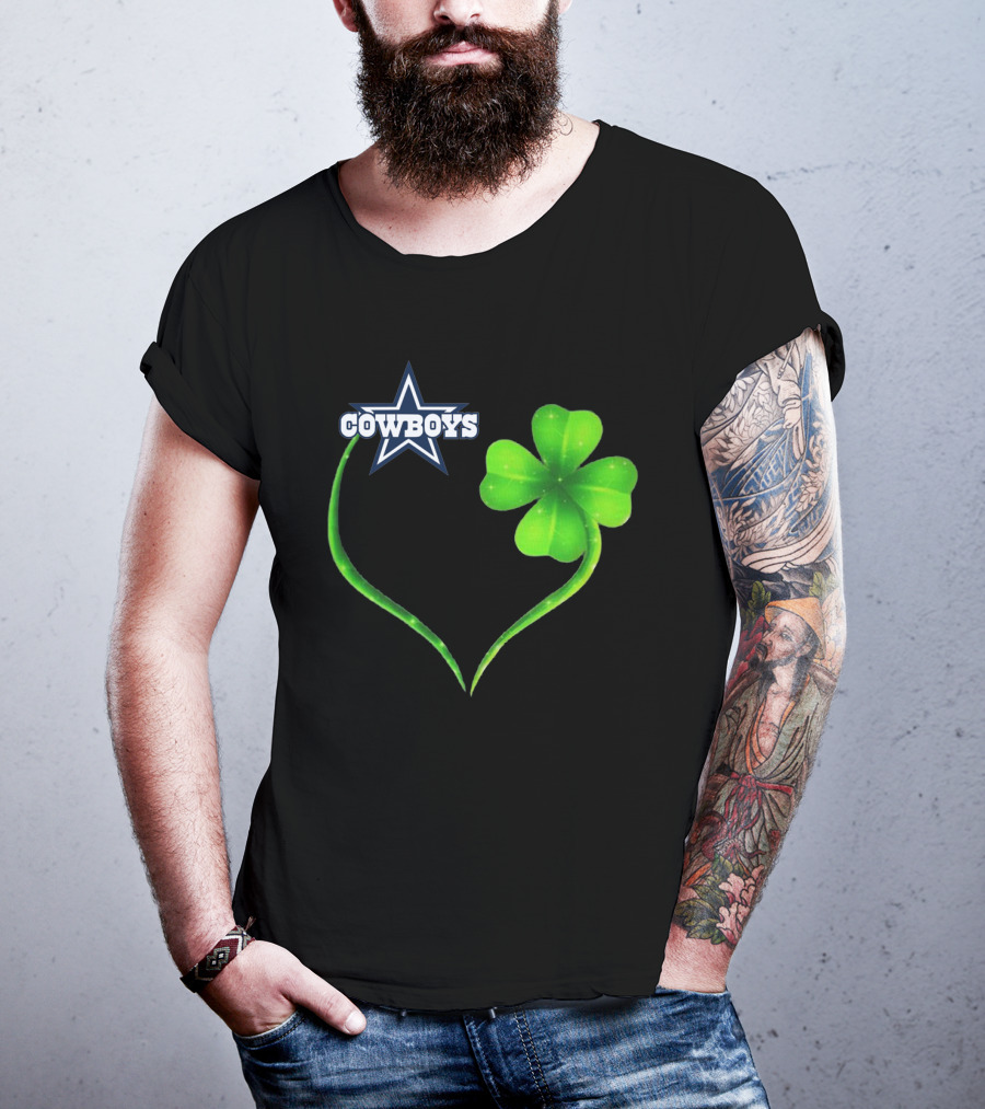 Cowboys Star Clover Heart T-Shirt