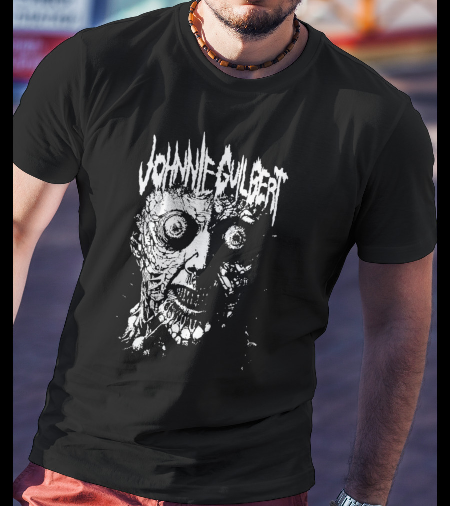 Johnnie Guilbert Haunted Soul Horror Face T-Shirt