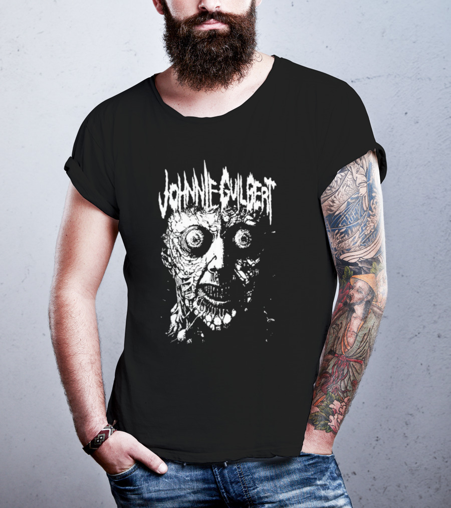 Johnnie Guilbert Haunted Soul Horror Face T-Shirt