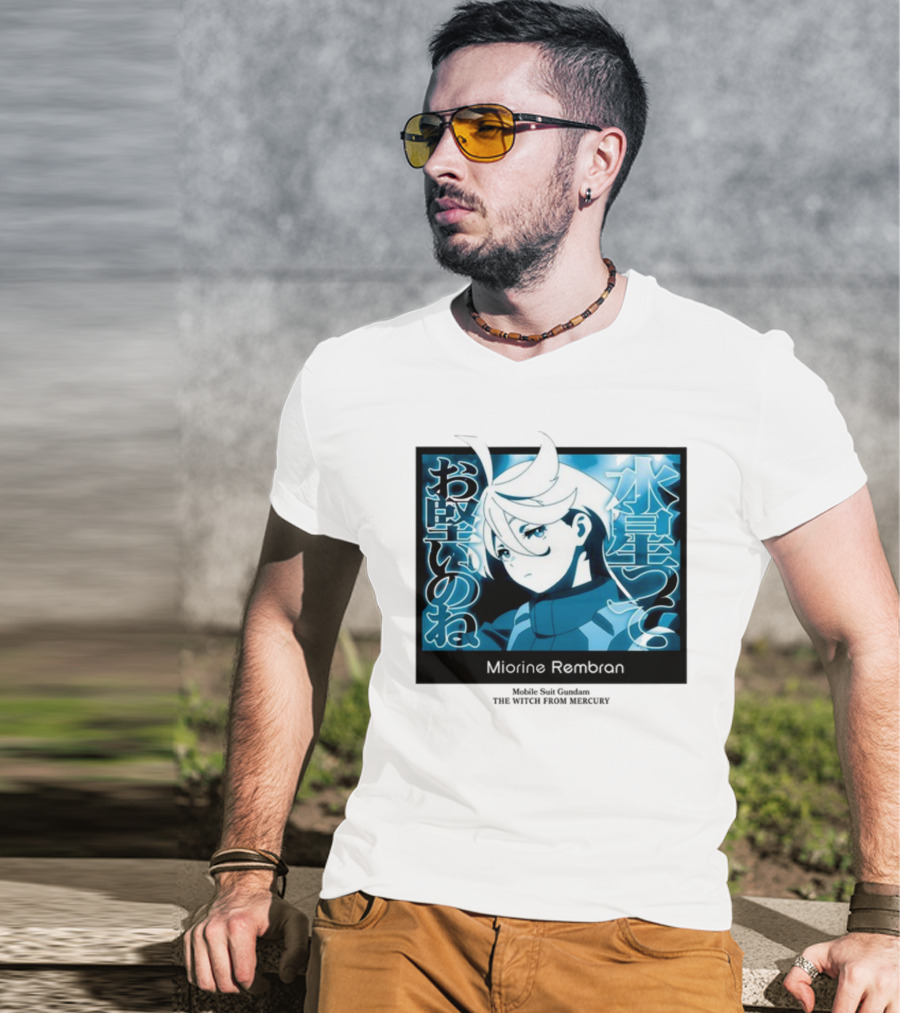 Miorine Rembran Mobile Suit Gundam The Witch From Mercury Anime Character T-Shirt