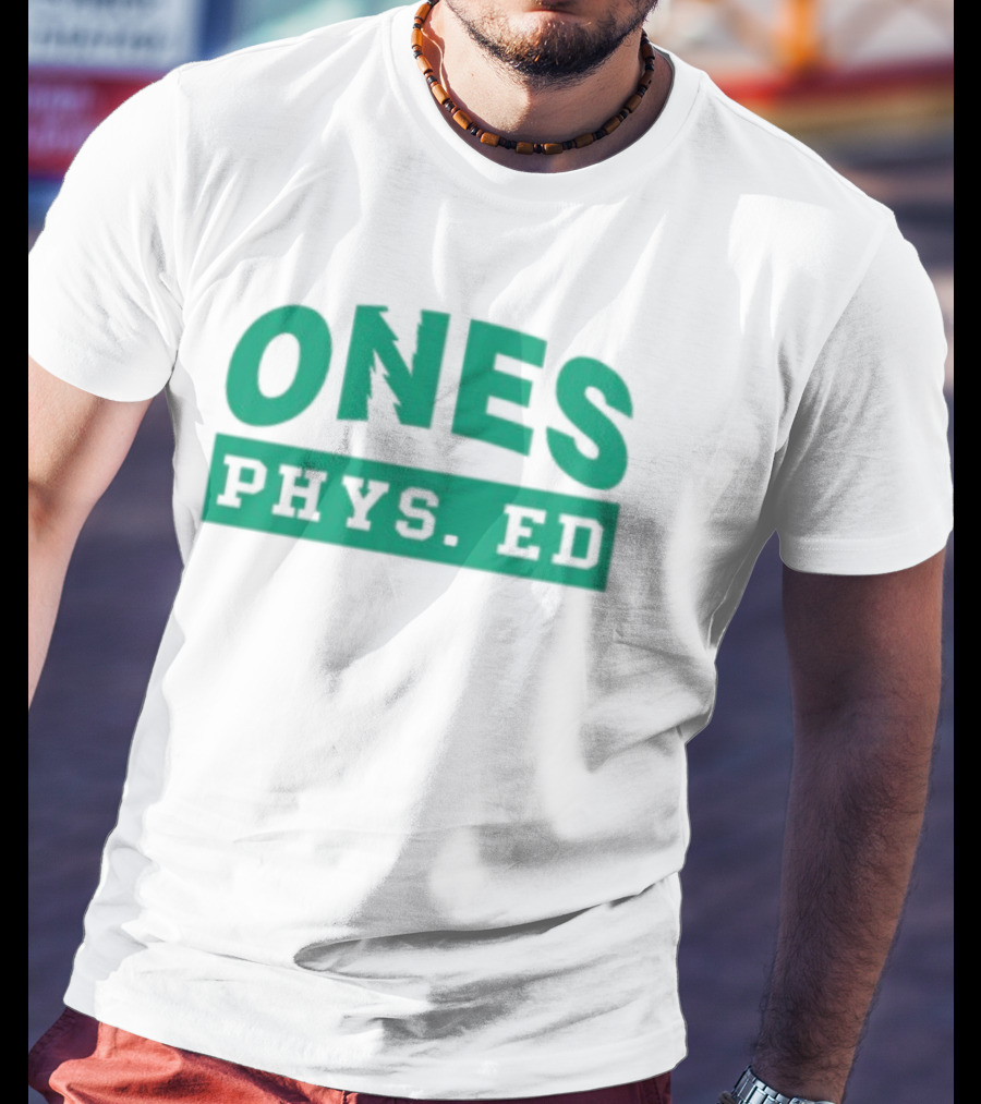 ONES Phys Ed Retro Sports Logo Vintage Gym T-Shirt