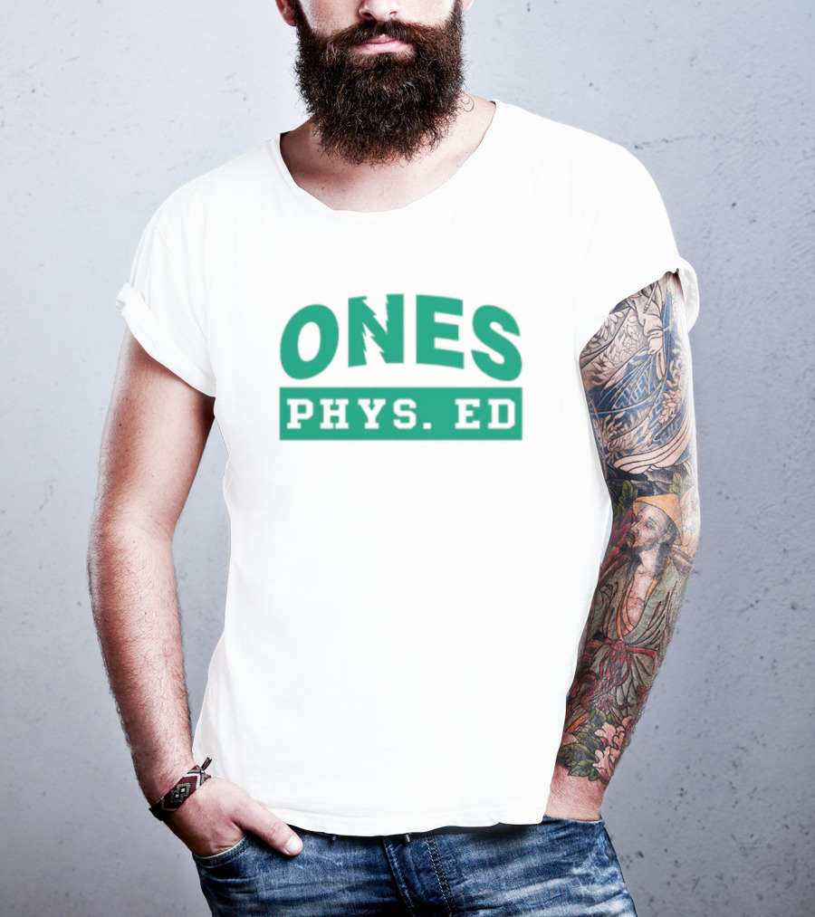 ONES Phys Ed Retro Sports Logo Vintage Gym T-Shirt