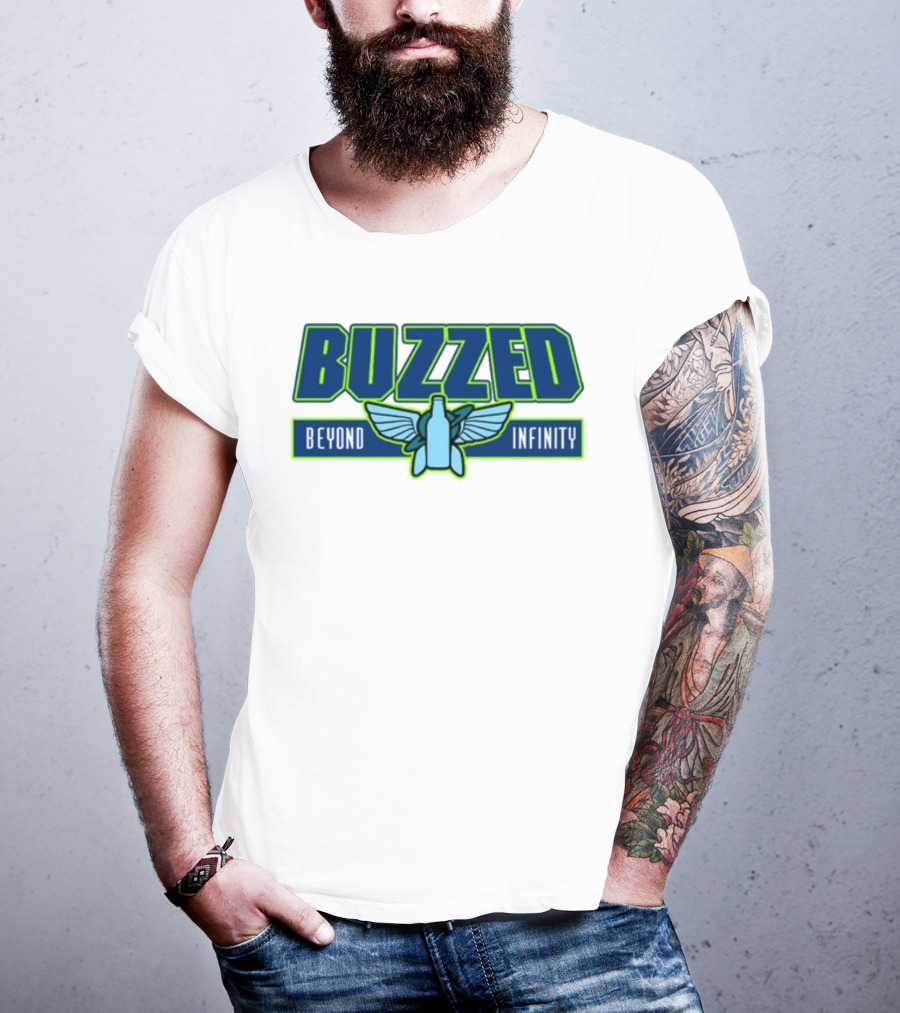 Buzzed Beyond Infinity Bottle With Wings T-Shirt