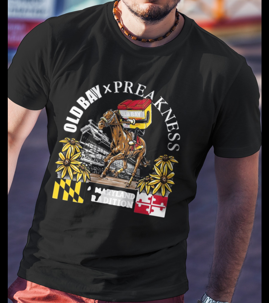 Old Bay X Preakness A Maryland Tradition T-Shirt