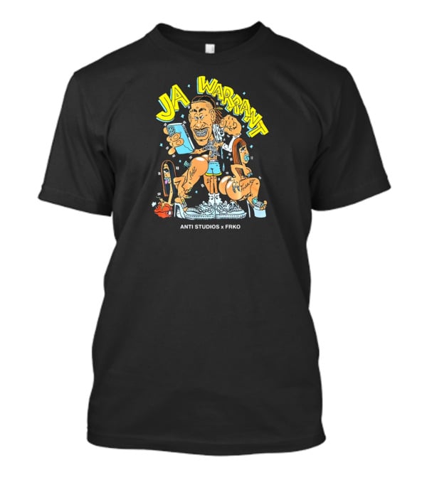 Ja Warrant Anti Studios X Frko Cartoon Style Collaboration T-Shirt