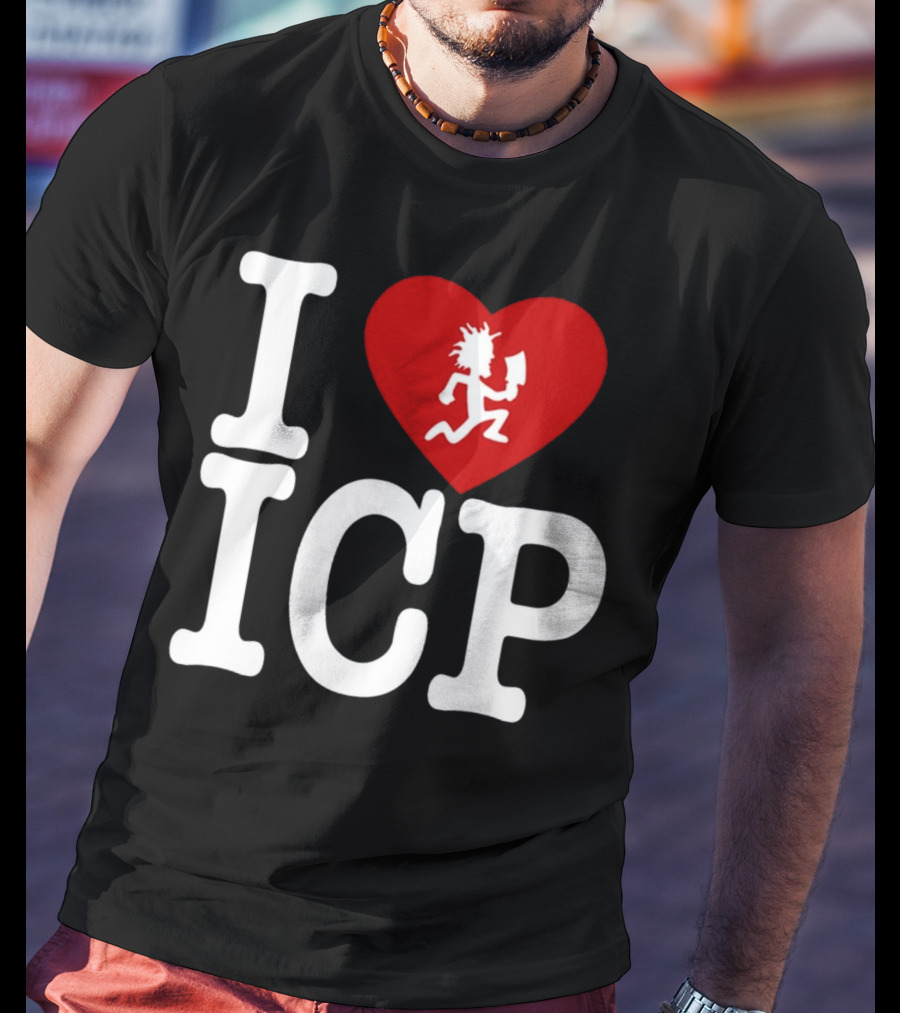 I Heart ICP Hatchetman Red Heart Iconic T-Shirt