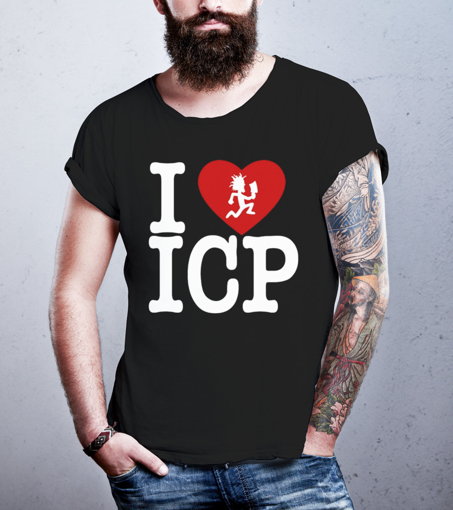 I Heart ICP Hatchetman Red Heart Iconic T-Shirt