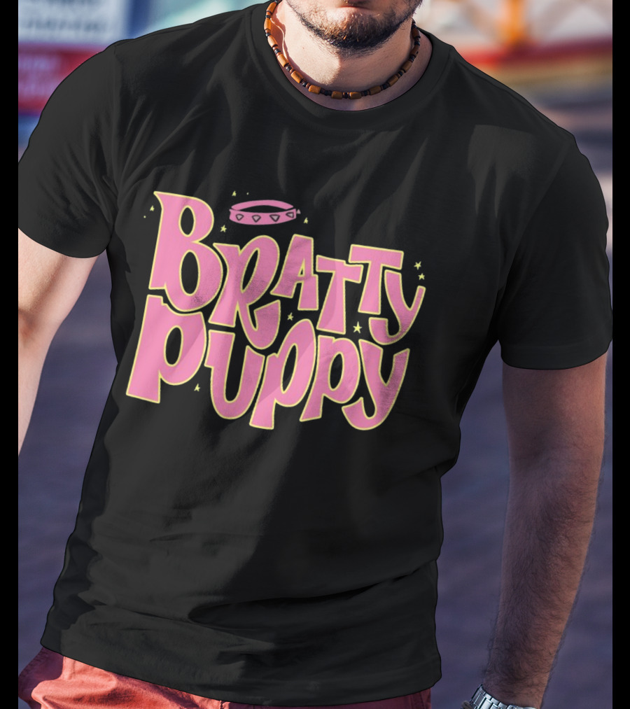 Bratty Puppy Amp Of Watts Safeword Halo Collar T-Shirt
