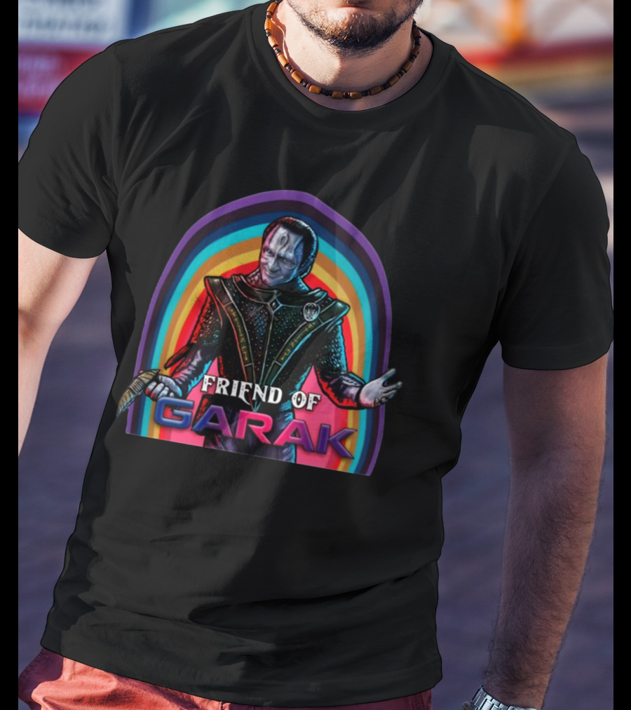 Friend Of Garak Star Trek Rainbow Garak T-Shirt