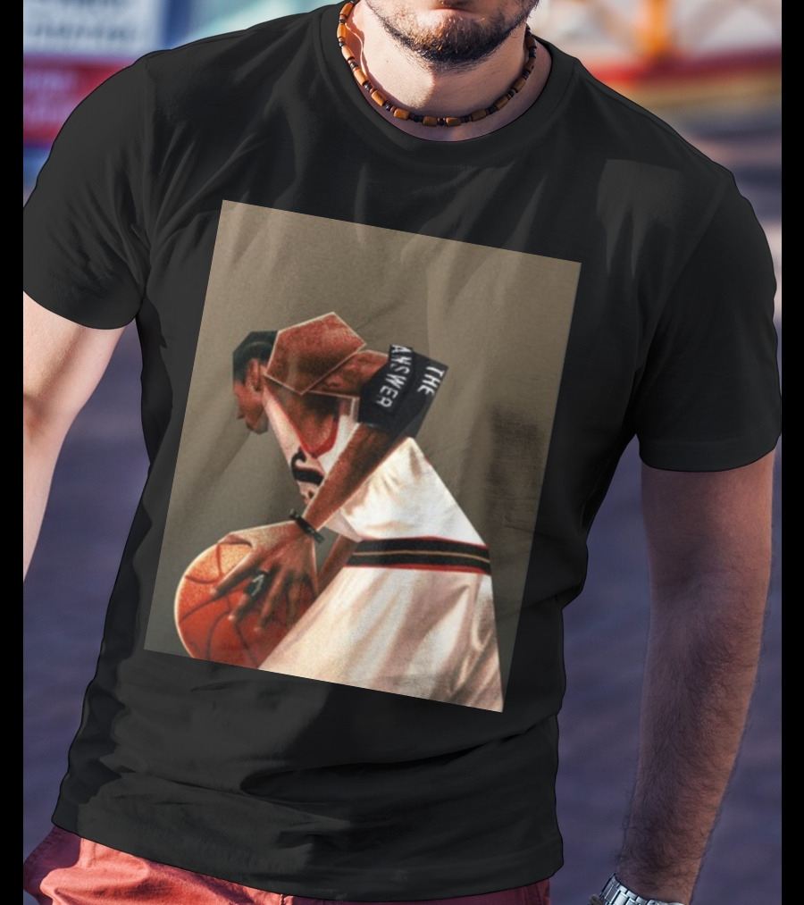The Answer Allen Iverson Abstract Basketball T-Shirt