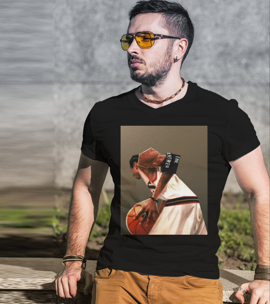 The Answer Allen Iverson Abstract Basketball T-Shirt