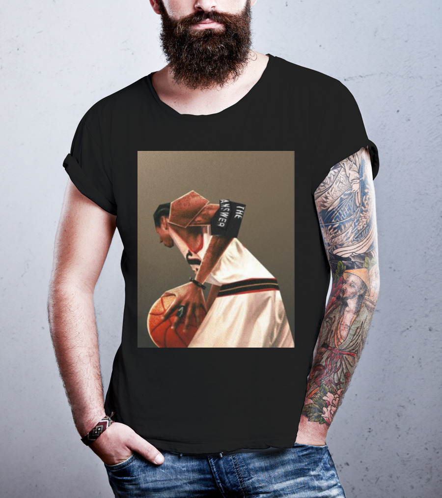 The Answer Allen Iverson Abstract Basketball T-Shirt