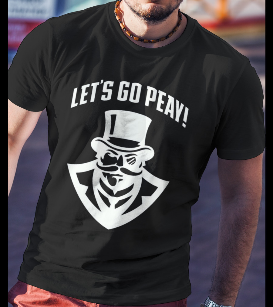 Let's Go Peay Governor Mascot T-Shirt