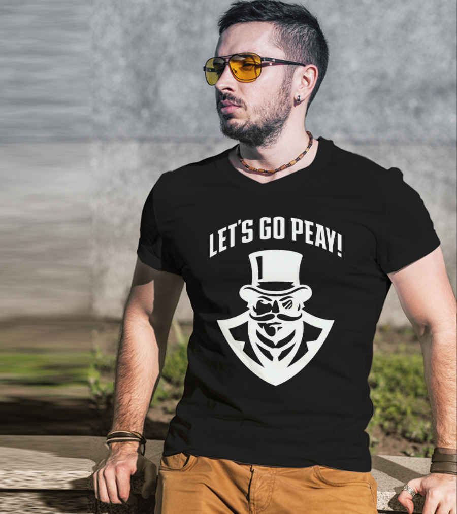 Let's Go Peay Governor Mascot T-Shirt