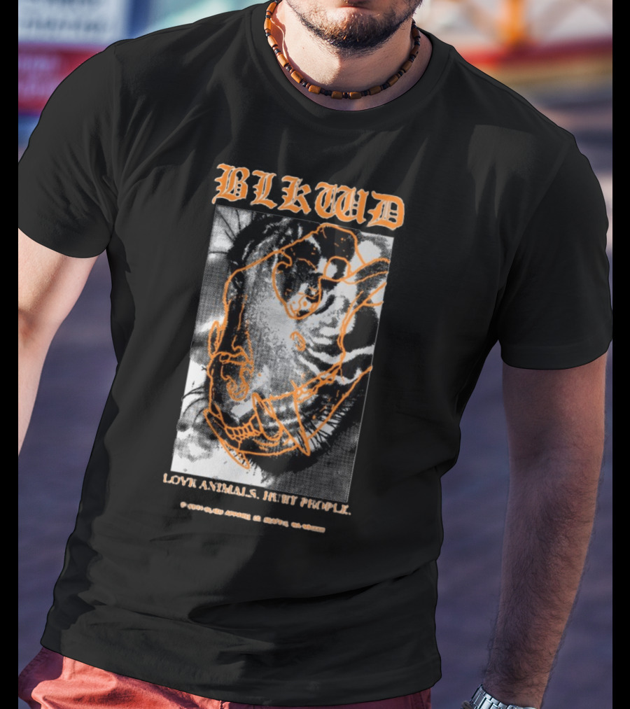 BLKWD Love Animals Hurt People Tiger T-Shirt