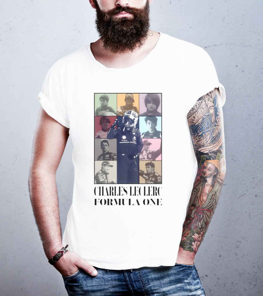 Charles Leclerc Formula One Eras Tour T-Shirt