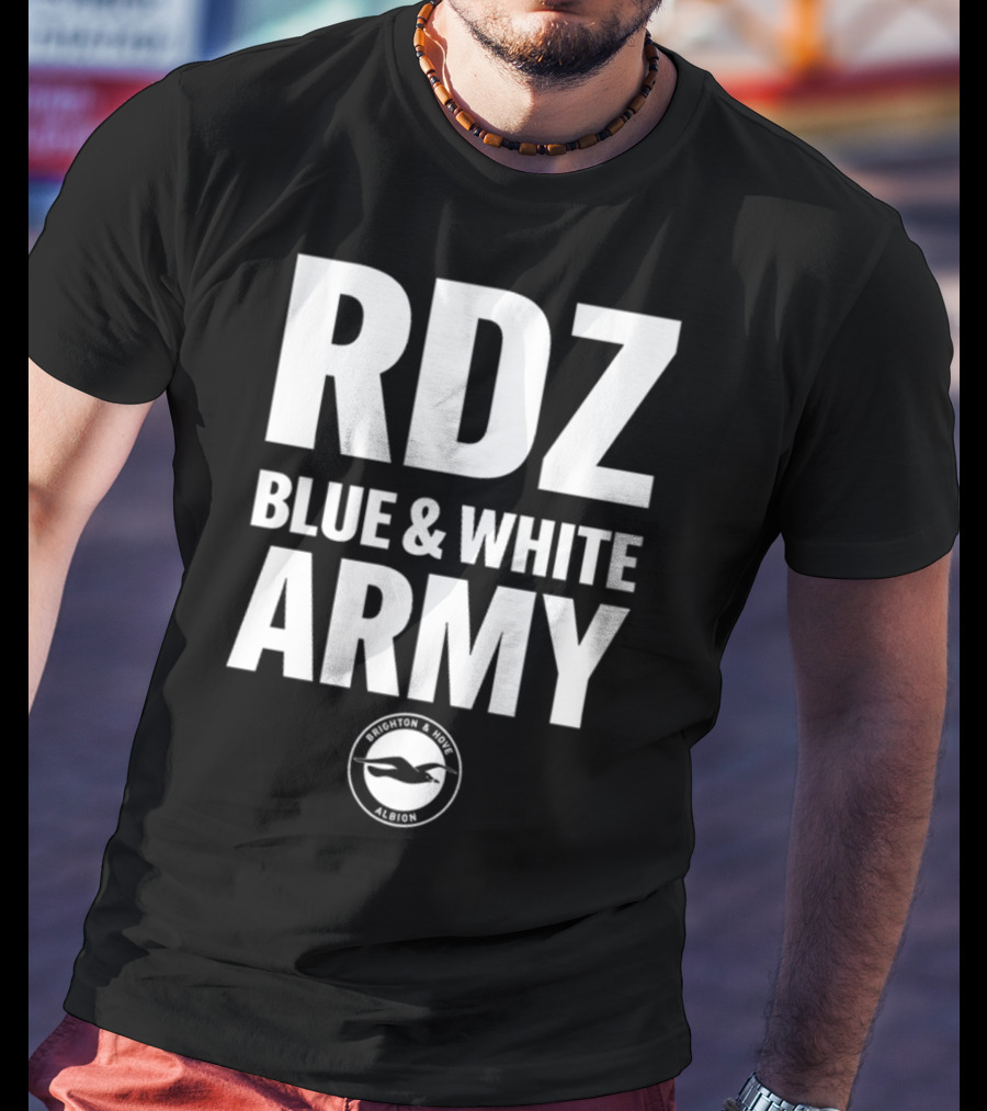 RDZ Blue And White Army Brighton And Hove Albion T-Shirt