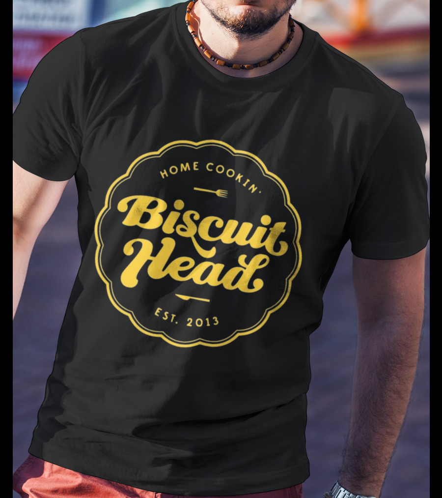 Home Cookin Biscuit Head Est 2013 Retro T-Shirt