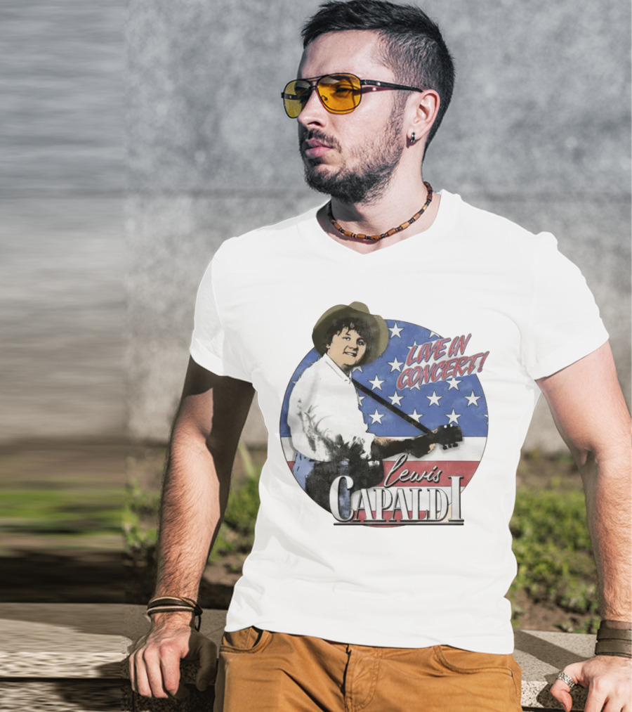 America's Sweetheart Returns Lewis Capaldi Live In Concert Tour T-Shirt