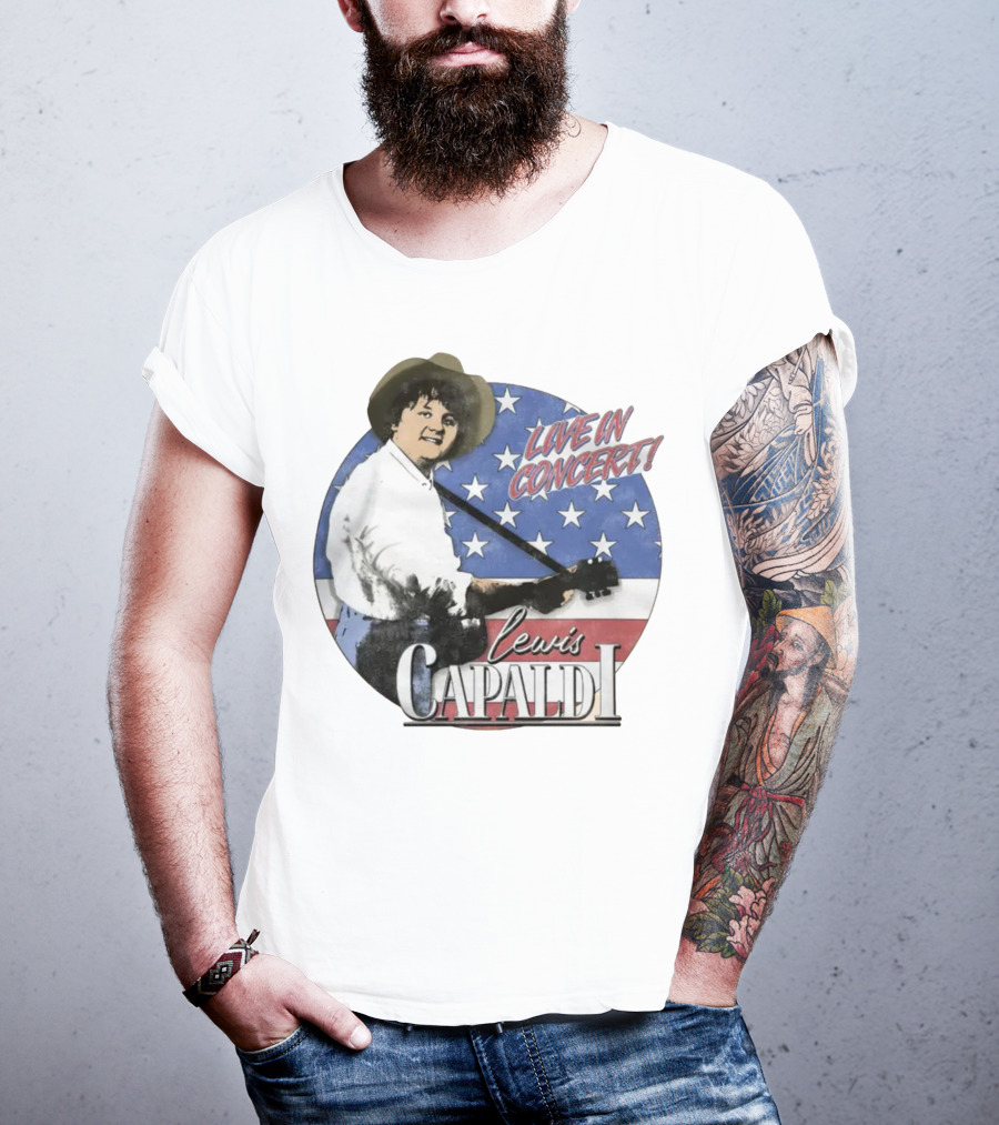 America's Sweetheart Returns Lewis Capaldi Live In Concert Tour T-Shirt