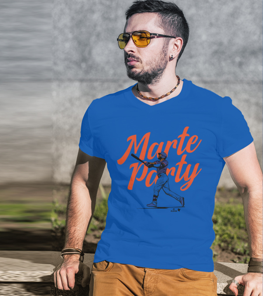 Marte Party New York Baseball Starling Marte T-Shirt