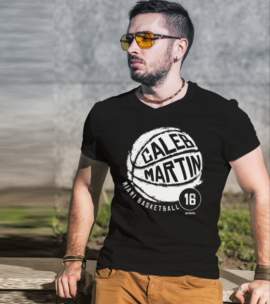 Caleb Martin Miami Basketball 16 T-Shirt