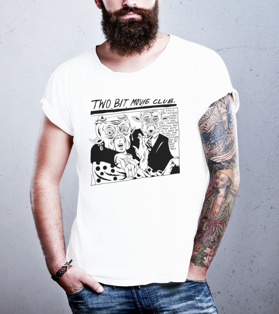 Humanitix Two Bit Movie Club Mac And Me New Farm Cinemas Comic Scene T-Shirt