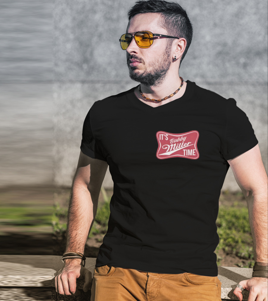 It's Bobby Miller Time Red T-Shirt