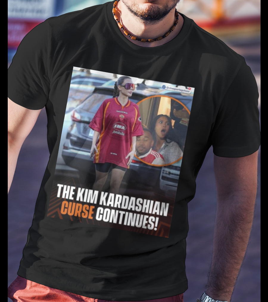 The Kim Kardashian Curse Continues Sports Reaction Scene T-Shirt