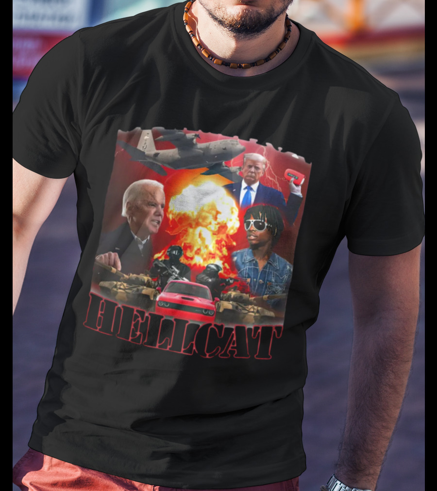 Operation Hellcat Chief Keef Explosive Imagery With Leaders And Military Elements T-Shirt