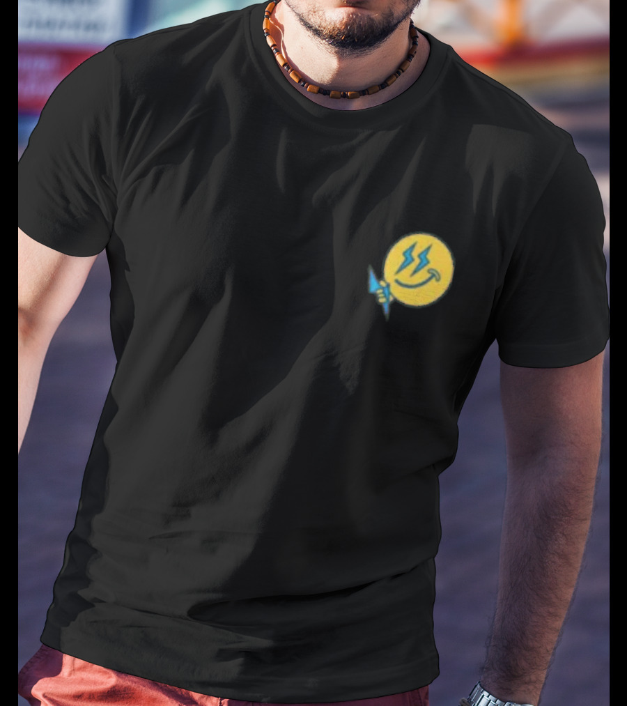 Ateez Thunder Lightning Bolt Smile T-Shirt