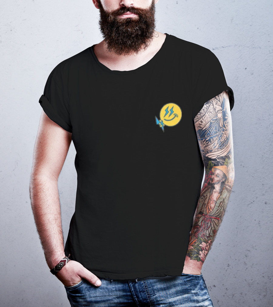 Ateez Thunder Lightning Bolt Smile T-Shirt