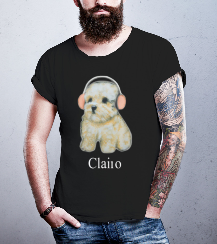 Clairo Dog With Headphones T-Shirt