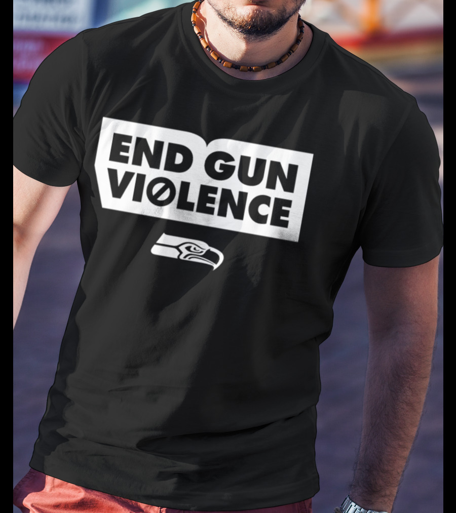End Gun Violence Seahawks Initiative T-Shirt