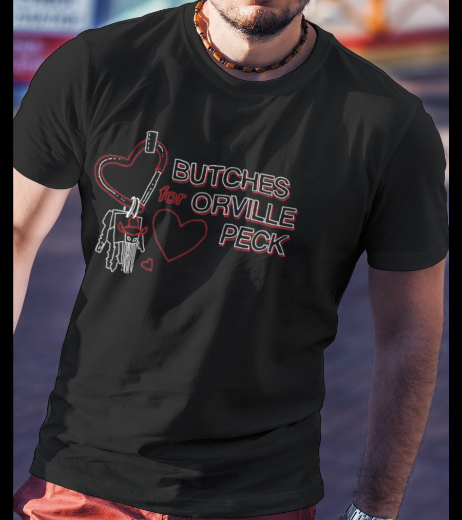 Butches For Orville Peck Heart Carabiner Keys T-Shirt