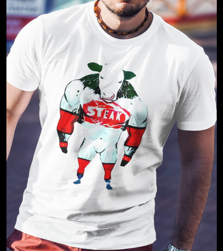 Dr Shawn Baker Steak Cow Bodybuilder T-Shirt