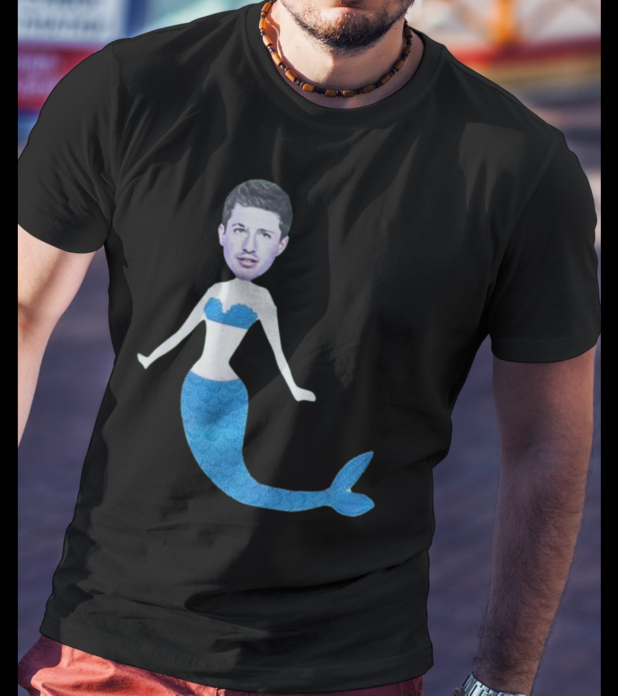 Charlie's Mermaid Head Hoodie Aquatic Vibe T-Shirt