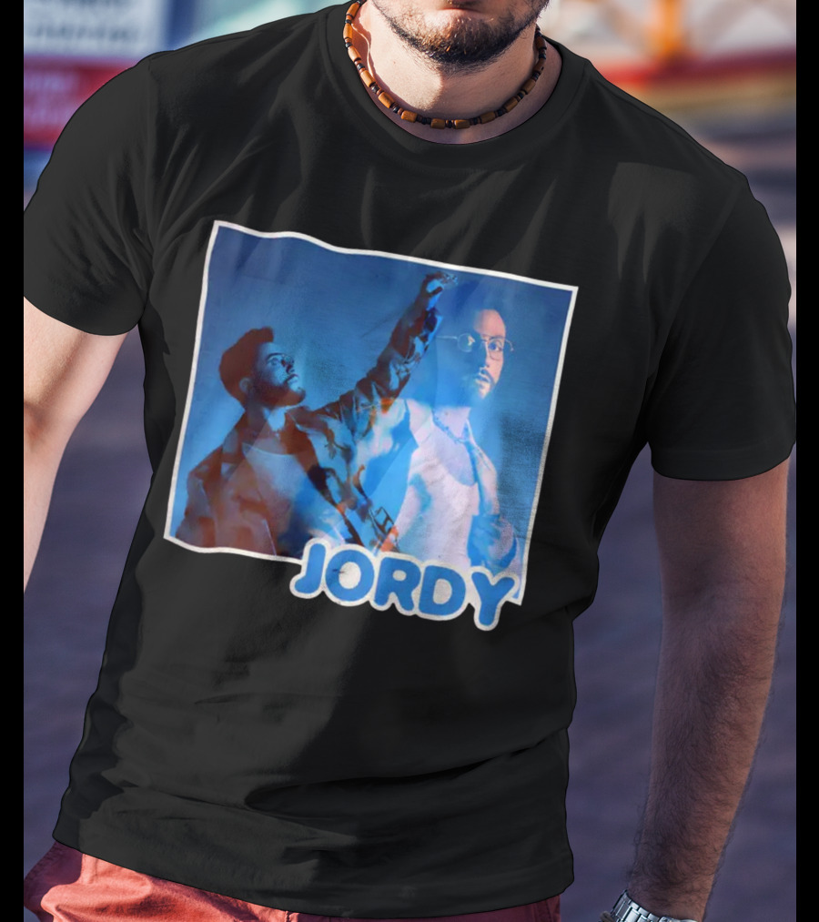 Jordy Feelin Blue Dual Portrait With Cool Tones T-Shirt