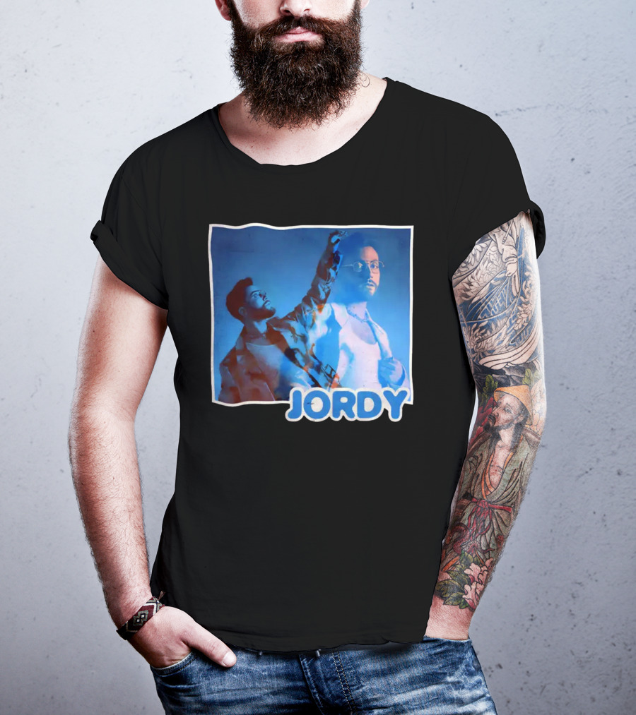 Jordy Feelin Blue Dual Portrait With Cool Tones T-Shirt