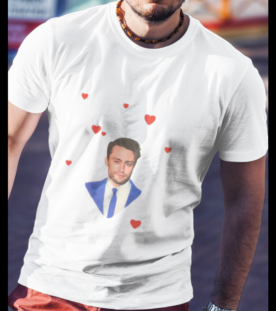 My Husband Is A Good Man Bug Girl Hearts Blue Suit T-Shirt