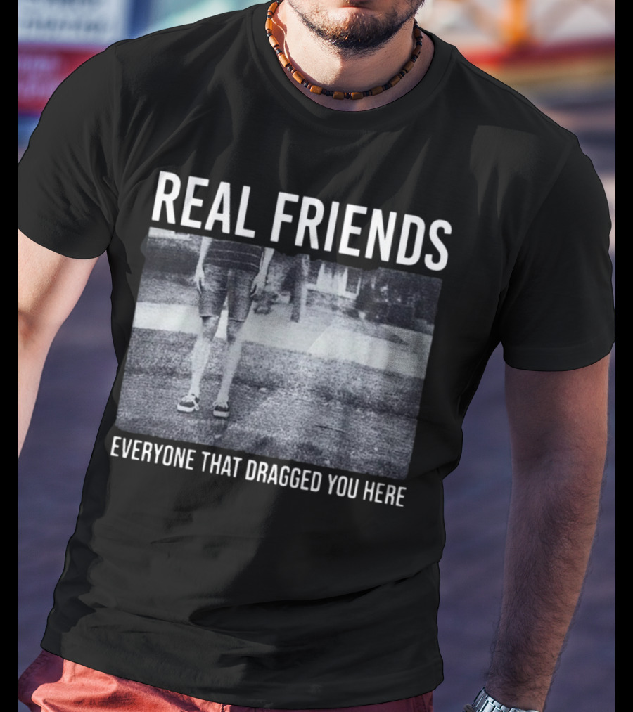 REAL FRIENDS Everyone That Dragged You Here Album Cover T-Shirt